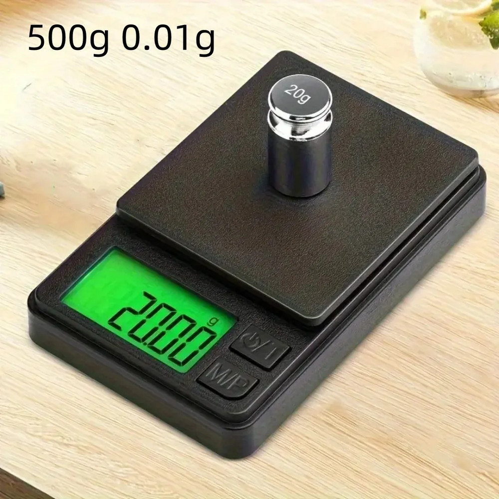 Digital Pocket Scale Weigh Gram Scale Accuracy 500G/0.01G Mini Jewelry Scale