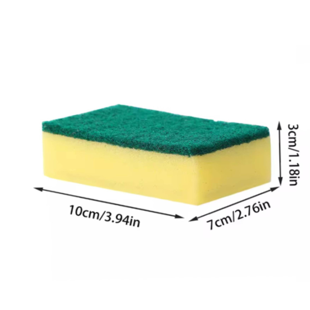 4 pcs Kitchen Cleaning Sponges Reusable Steel Scrub Multiuse Heavy Duty For Home gallery