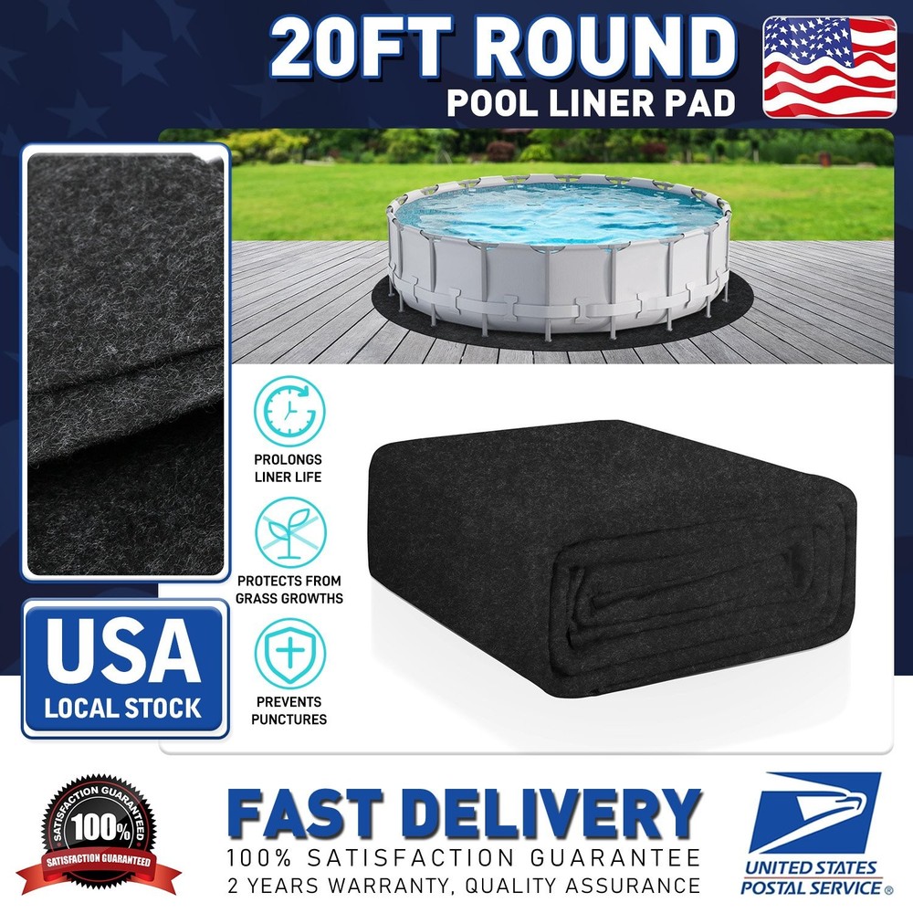 Easy to Install Swimming Pool Round Pool Liner Pool Pads for above Ground 20Ft