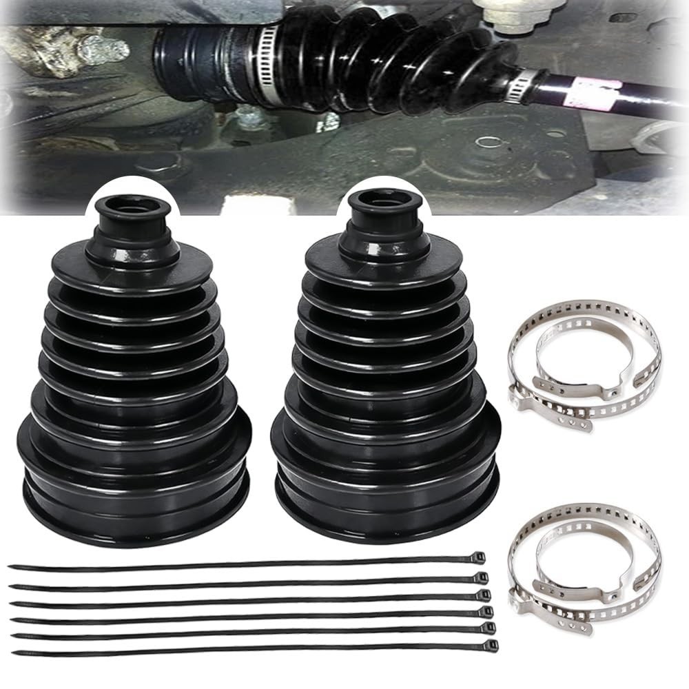 2PCS CV Boot Kit with 4 Stainless Steel Clamps Waterproof Dustproof gallery