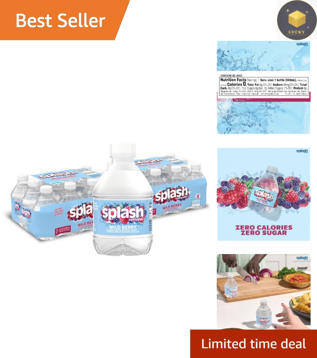 Splash Blast Wild Berry Hydration Pack - 24x8 Fl Oz Electrolyte Beverage gallery