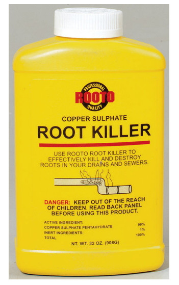 Rooto Crystal ROOT KILLER 32 oz Copper Sulphate Drain Sewer Destroy Prevent 1185 gallery
