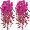Artificial Morning Glory Flower Vines, 2Pcs 60Inch Hanging Plants Silk Garland gallery