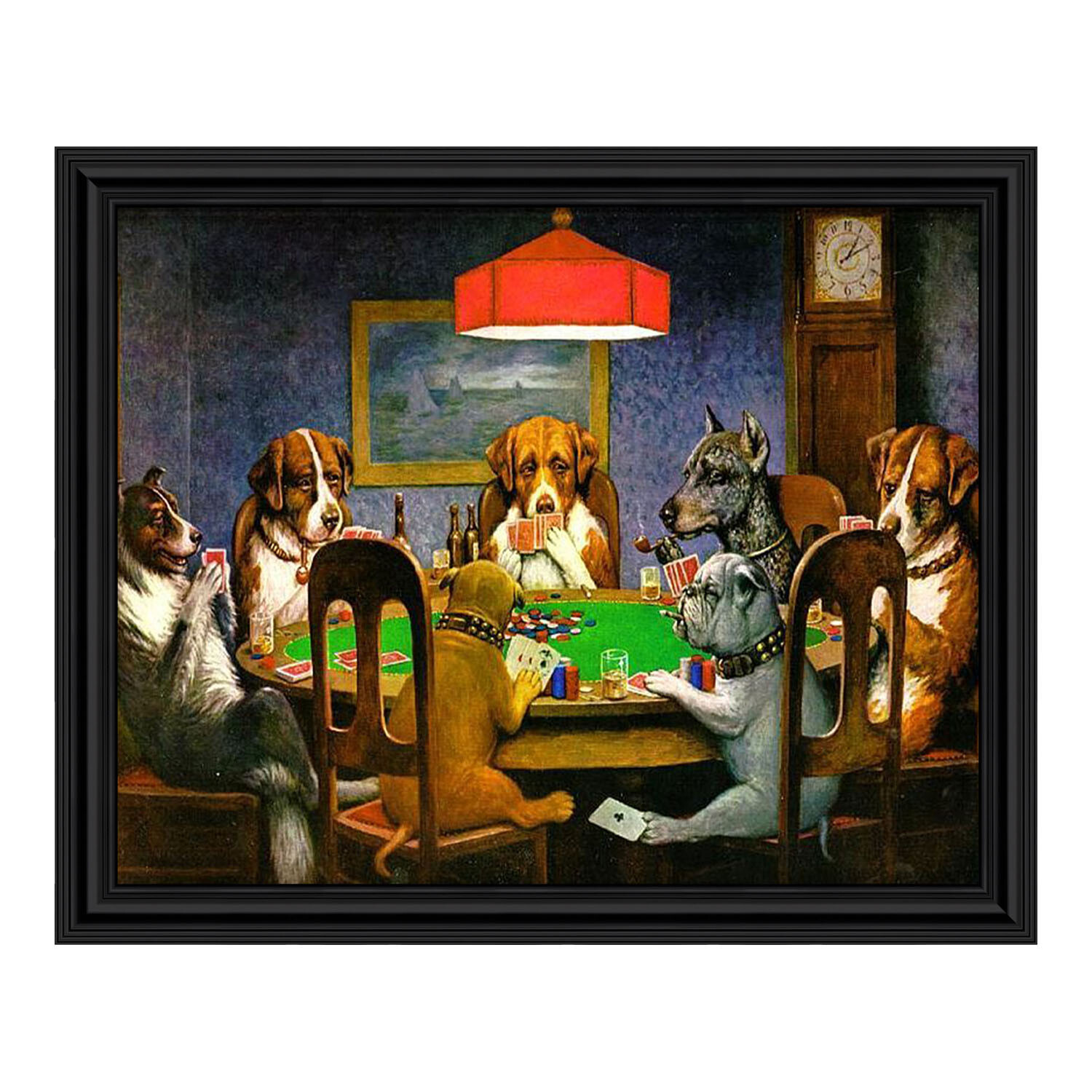 Dogs Playing Poker by Cassius Marcellus Coolidge, Famous Wall Art Collection gallery