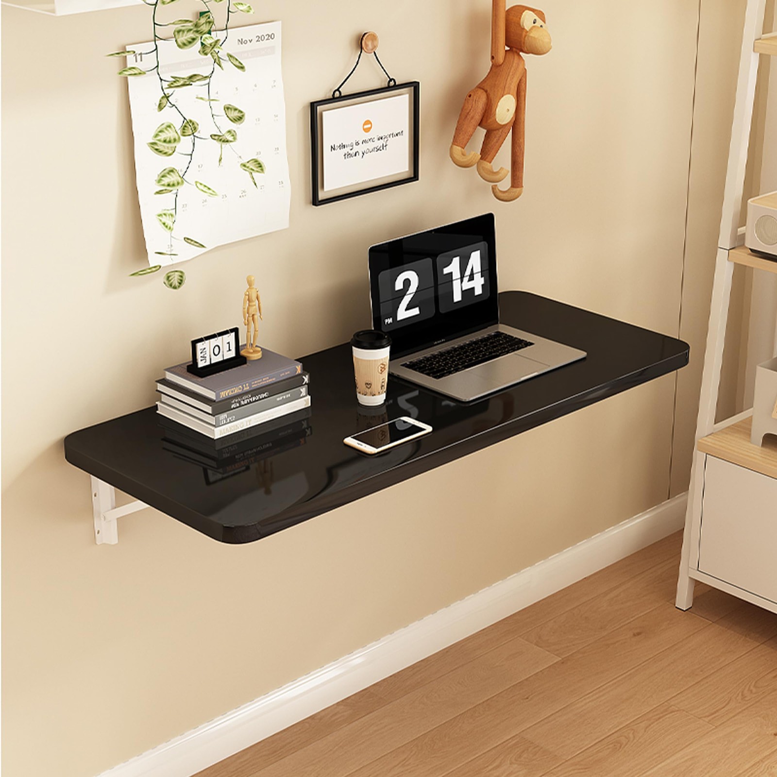 Wall Mounted Folding Table,floating desk for wall,folding wall desks for smal... gallery