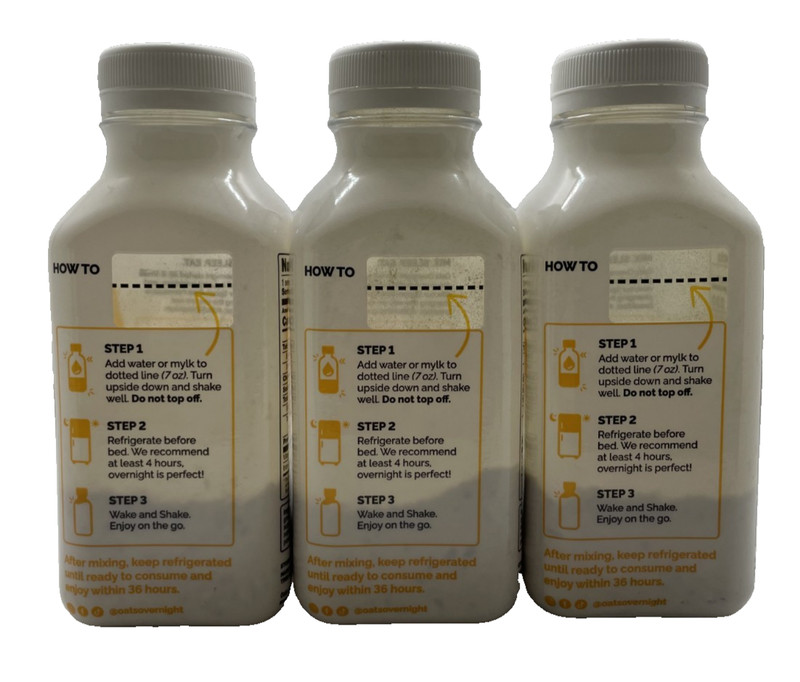 3 Pack Oats Overnight Shake Oats Maple Brown Sugar 2.1 oz Each 10/25/2026 gallery
