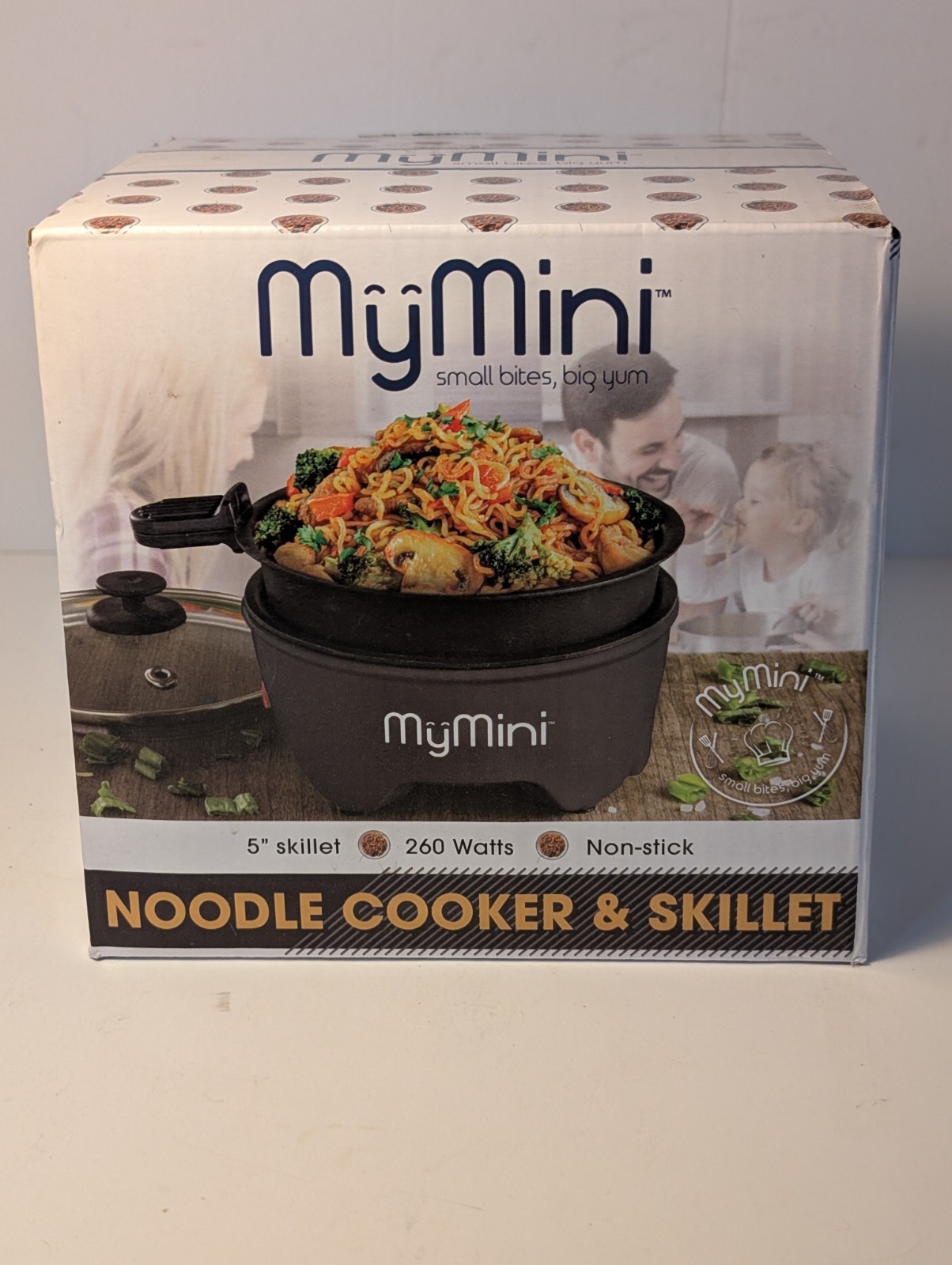 MY MINI NOODLE COOKER & SKILLET Blackberry 5" skillet 260 Watts Non-Stick ~NEW gallery