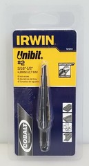 Irwin 10232CB #2 Unibit Step Drill Bit, 3/16″ – 1/2″, Speed Point Cobalt USA NEW
