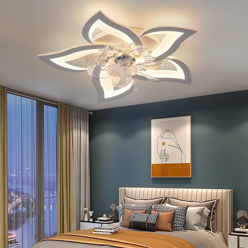 29.2" Ceiling Fan with Light APP Control Kids Room Low Profile Ceiling Fan Light gallery