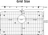Kitchen Sink Grid and Sink Protectors 26" X 14 1/16", with Rear Drain Stainle... gallery