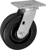 6x2 Inch Swivel Caster Phenolic Wheel 1250 LBS Capacity Heavy Duty Hardware gallery