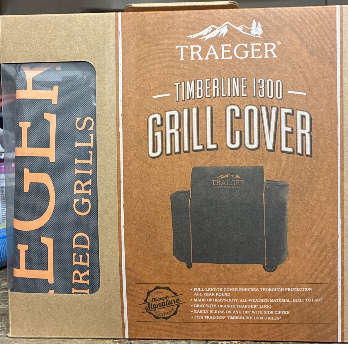 Traeger Timberline 1300 Full-Length Grill Cover - Gray (BAC360) gallery