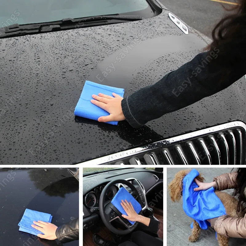 Chamois Synthetic Multi Purpose Cleaning Cloths Shammy Car Wash Towel Auto 1 Pc gallery