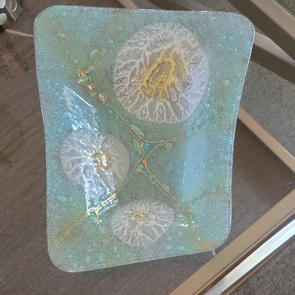 1950s "Dandelion Pops "Higgins Signed Quadrilateral Bowl