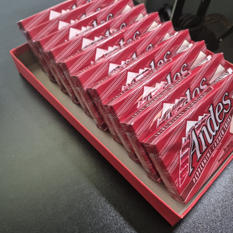 10 Andes Peppermint Crunch Thins Candy Boxes 4.67 oz Each, 280 Pieces gallery
