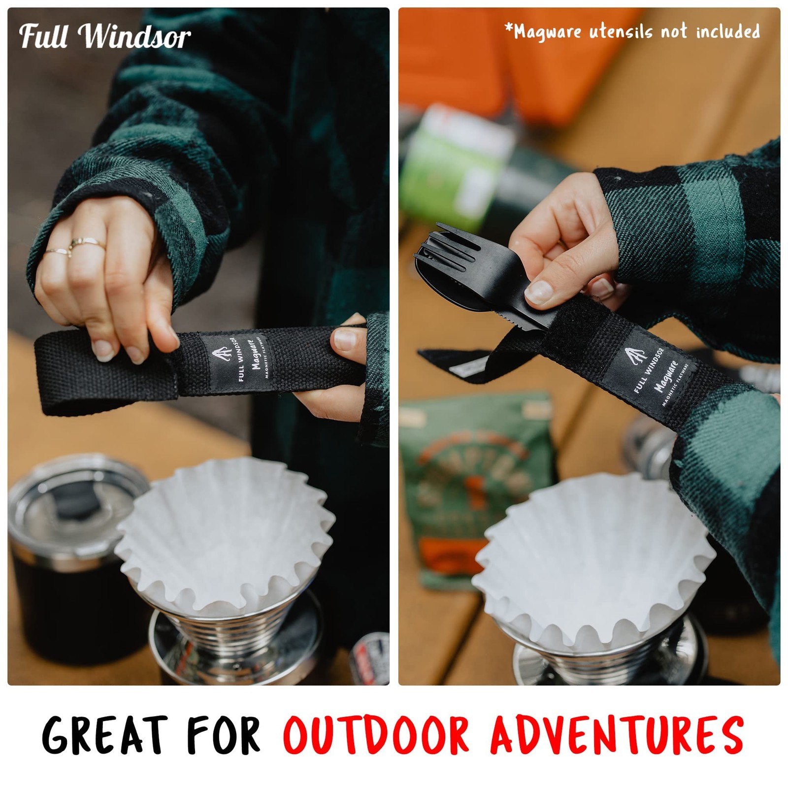 Full Windsor Magware Single Set Pouch - Travel & Camping Utensils Black gallery