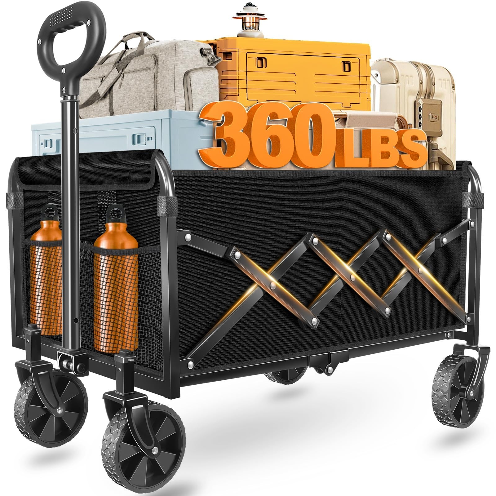 Wagons Carts Foldable Collapsible Wagon — Multi-Use Folding Utility Wagon gallery