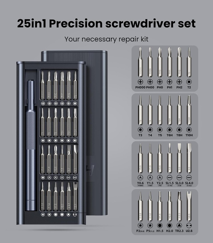 25-In-1 Small Precision Screwdriver Set, Professional Magnetic Mini Repair gallery