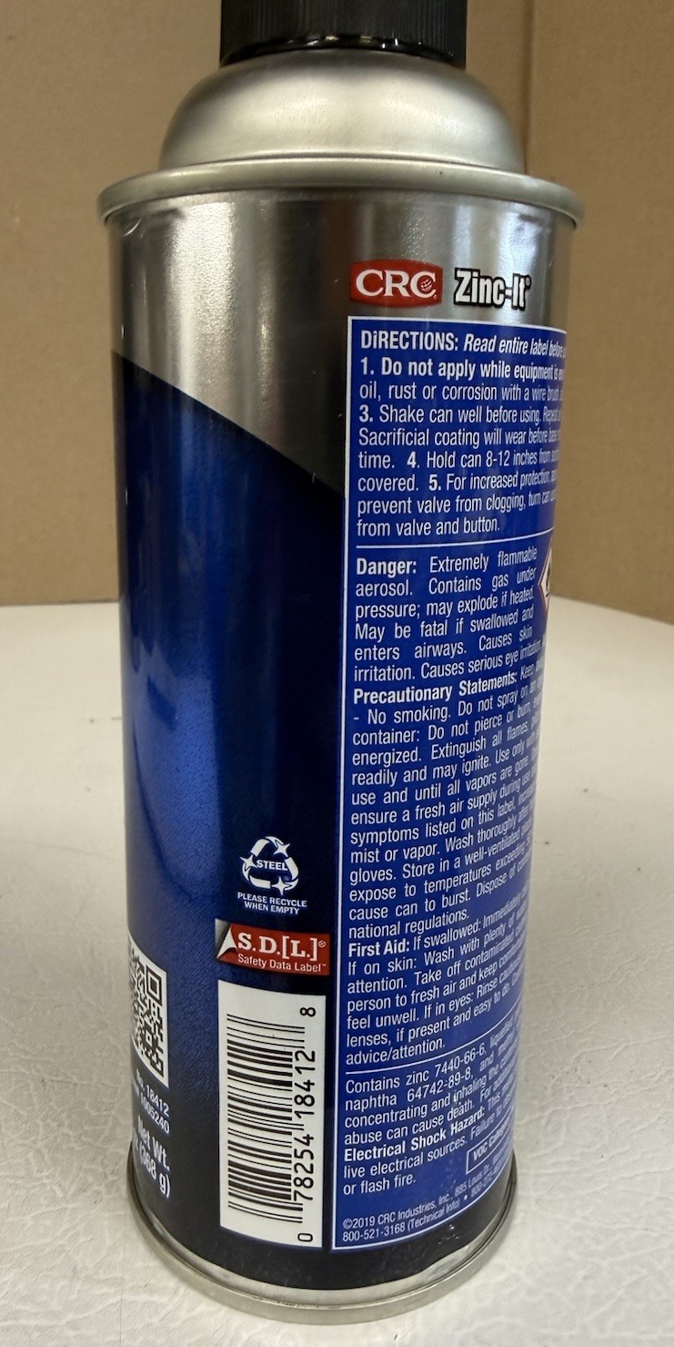 CRC 05048 Zinc-It Instant Cold Galvanize - 13 Wt Oz,Gray gallery