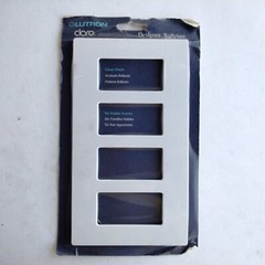 Lutron Clairo Designer Wall Plate Gloss Finish No Visible Screws Cw-4-wh Slot