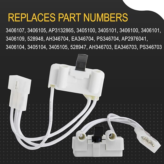 1PCS Dryer Door Switch Replacement Exact Fit For Whirlpool Kenmore Dryer gallery