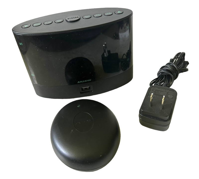 Extra Loud Alarm Clock w/ Wireless Bed Shaker Vibrating for Heavy Sleepers Deaf gallery