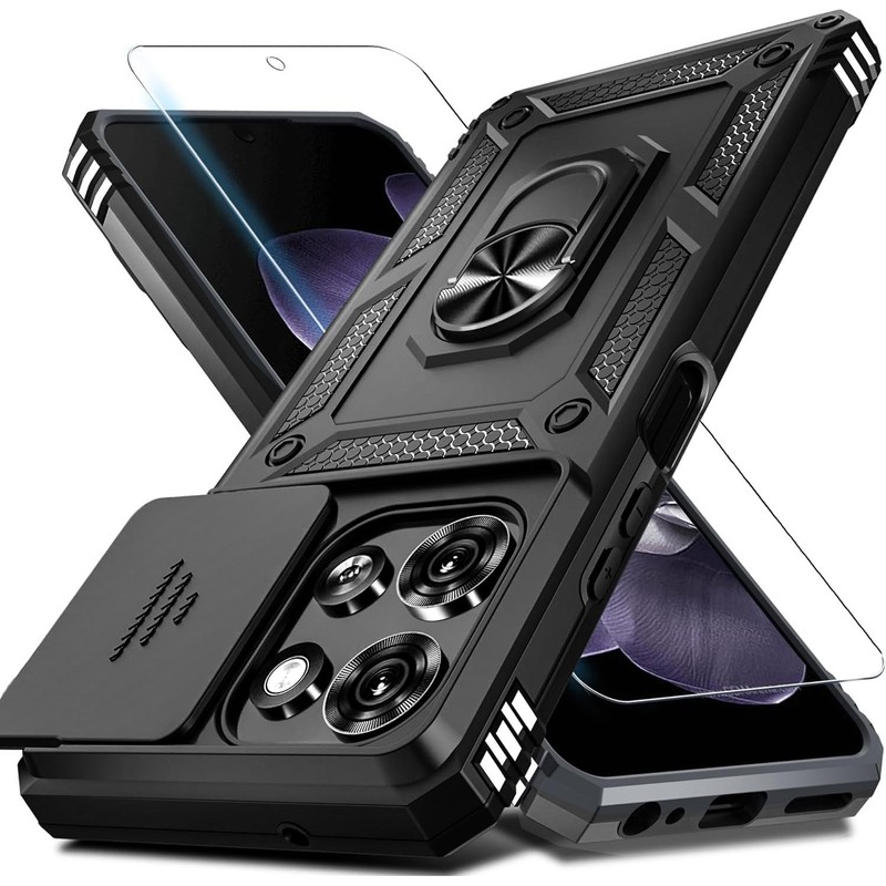 For Motorola Moto G 2026 Case Shockproof Phone Lens Cover + Tempered Glass