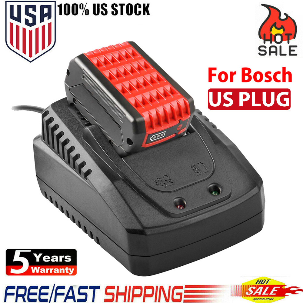 For BOSCH 18 Volt 18V Li-Ion Battery Charger BAT609 BAT618 BAT611 BAT620 BAT610G gallery