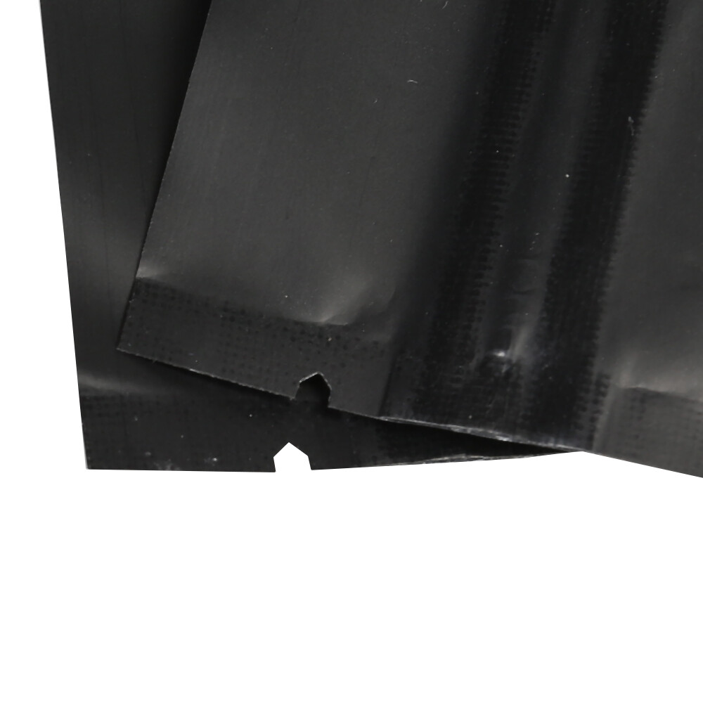 Matte Black Barrier Resealable Snack Storage Bags Gram Oz Eighth Quarter Sizes gallery