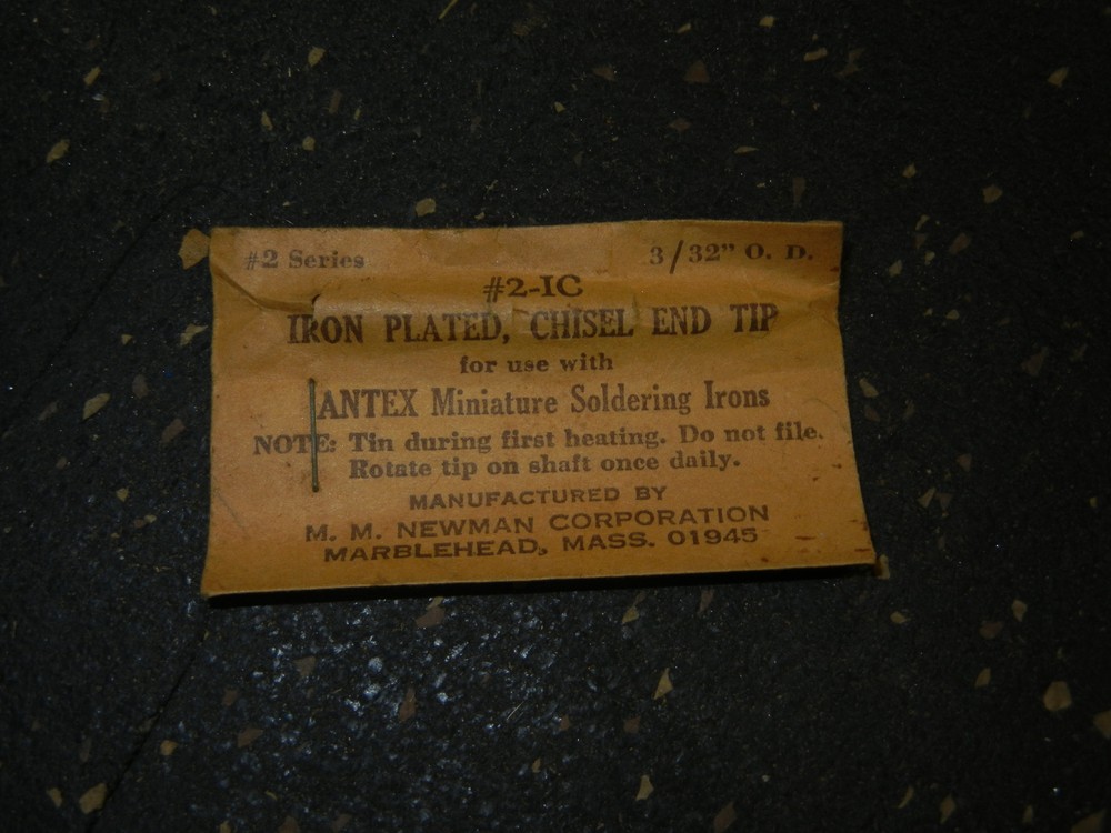 Antex #2-IC Iron Plated Chisel End Tip for Soldering Iron