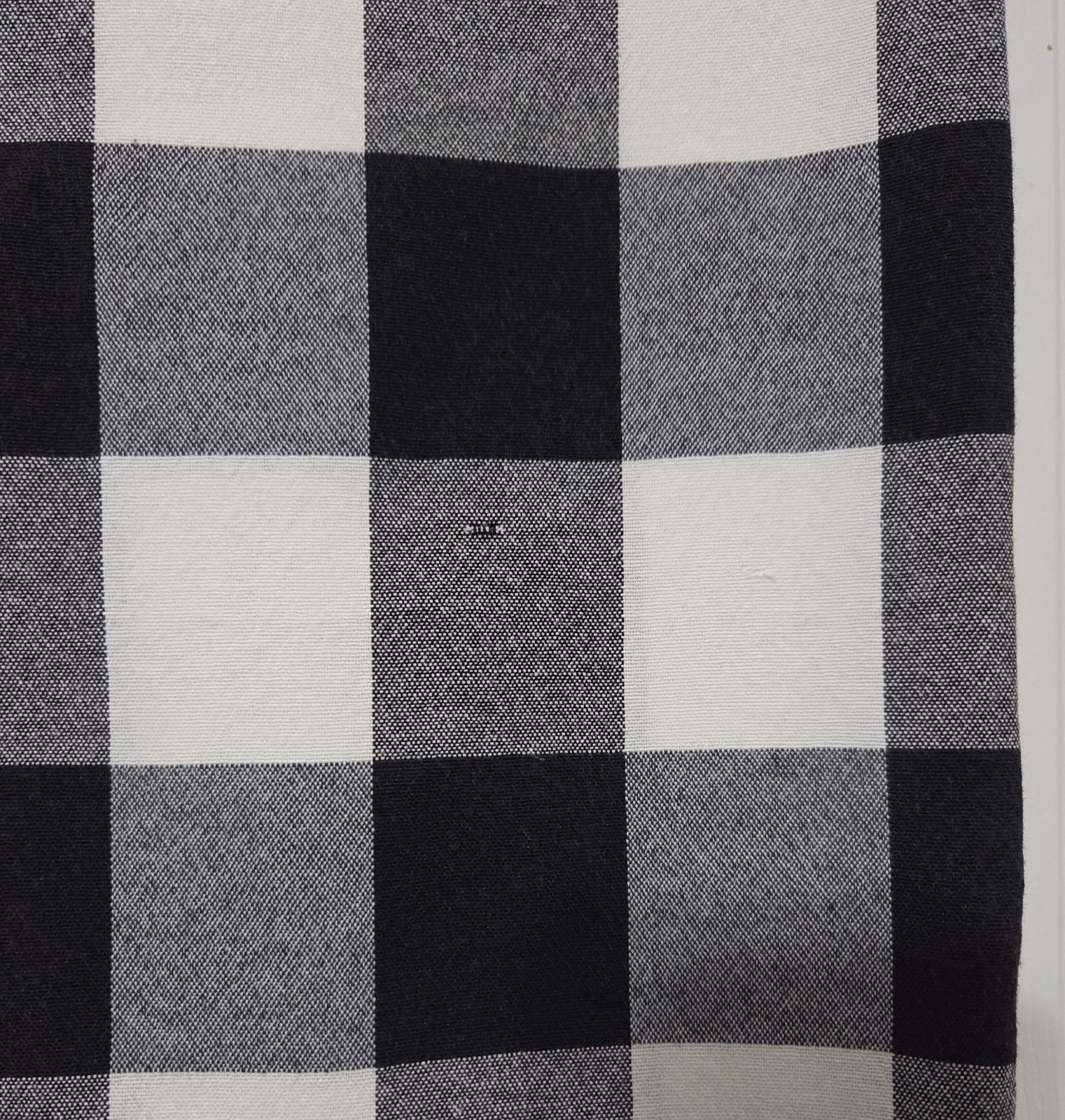 Black & White Buffalo Plaid Country Rustic Fabric Tablecloth 54x84" Decor Crafts gallery