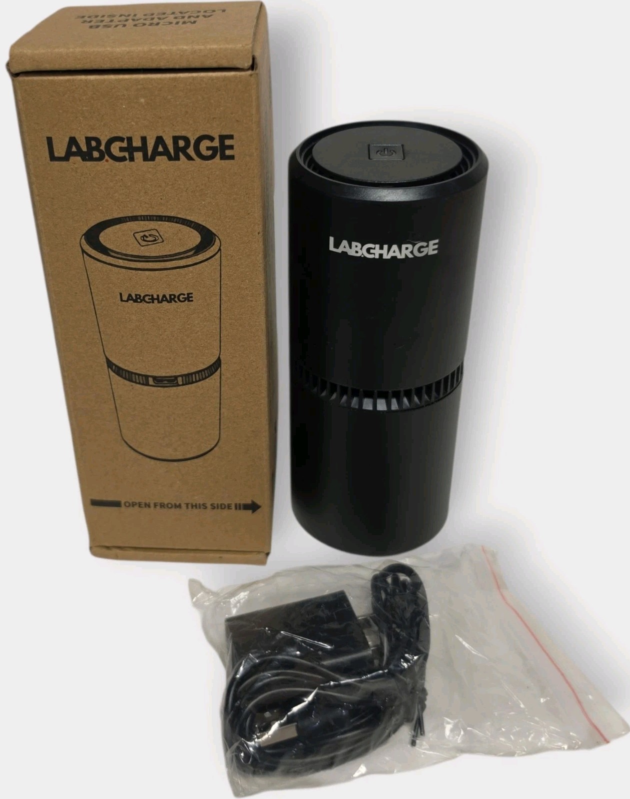 LabCharge Air Purifier, Ionic1611k, Micro Input 5V 1000mA NEW OPEN BOX gallery