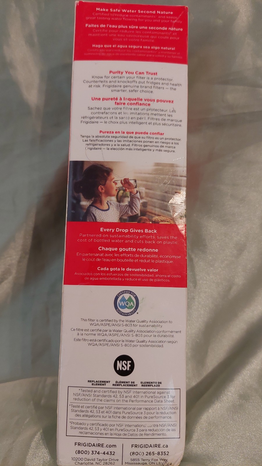 (1) Genuine Frigidaire Puresource3 Refrigerator Water Filter - WF3CB Brand New gallery