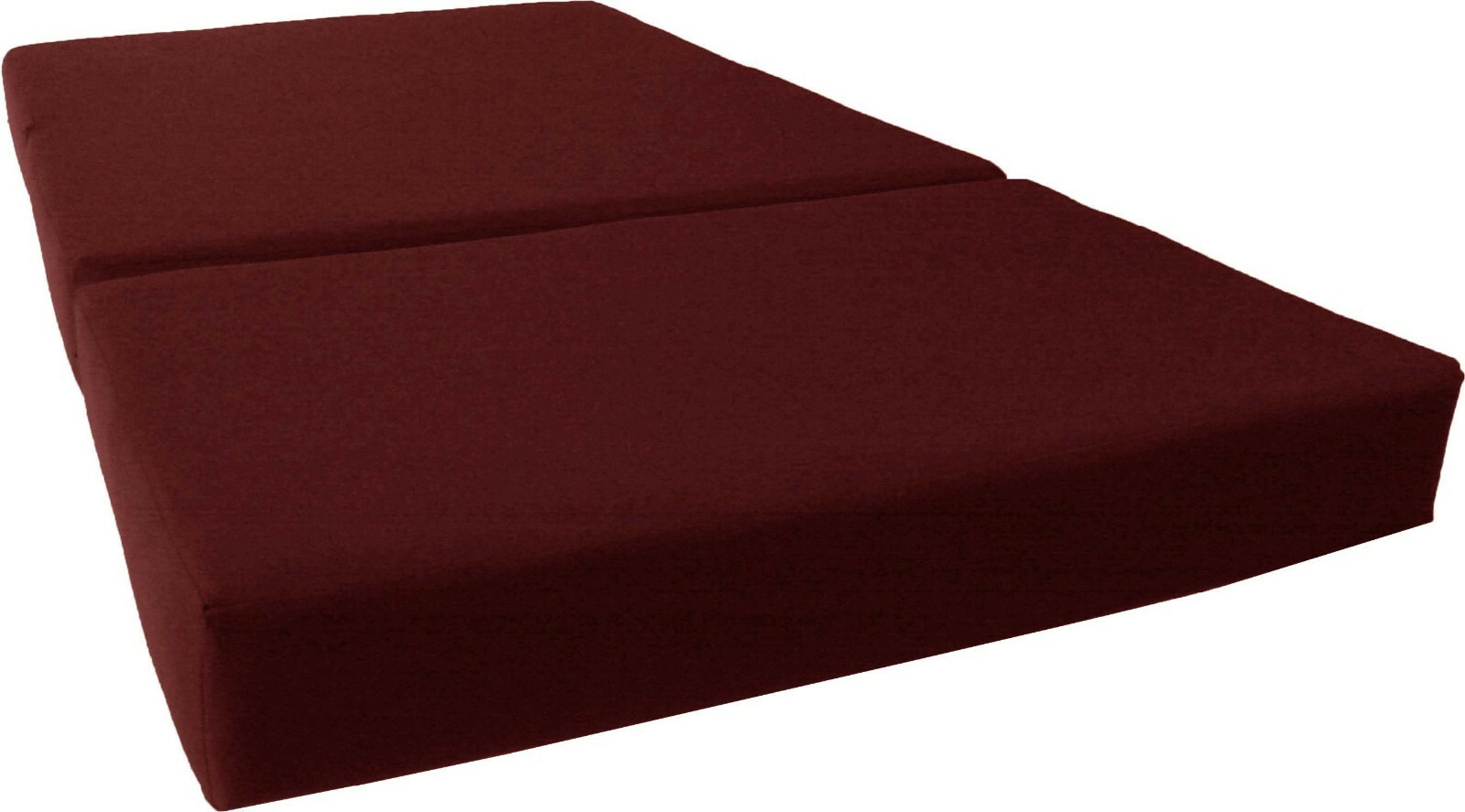 Queen Trifold Foam Beds, Foldable RV Mattress High Density Foam 6x60x80 Burgundy gallery