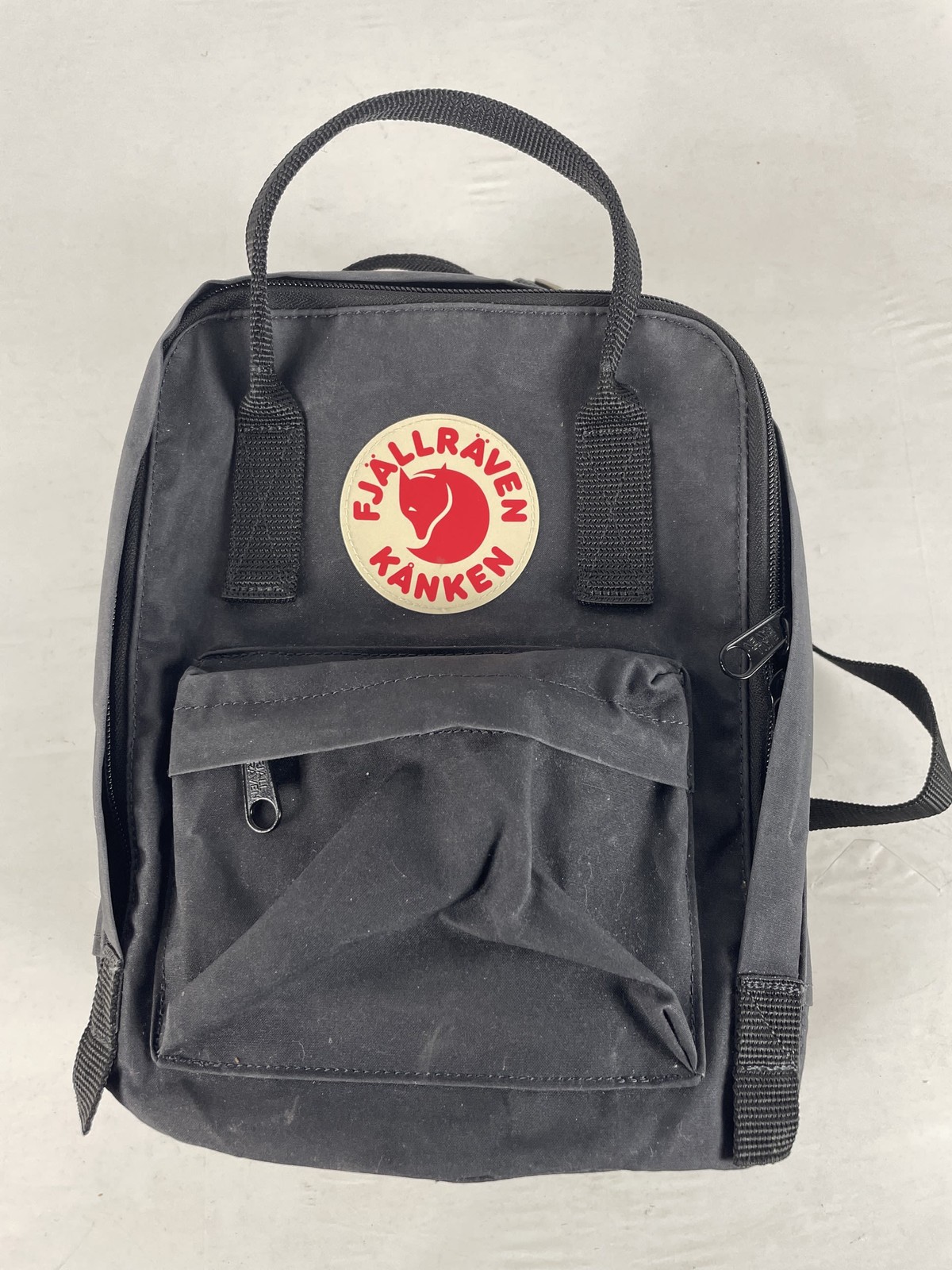 Open Box Fjallraven Kanken Mini Backpack, Black
