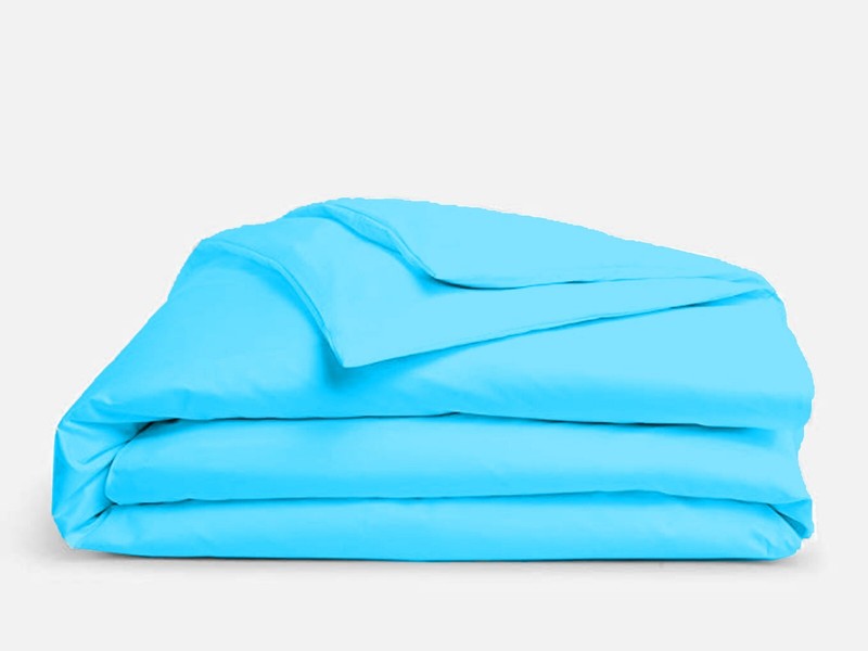 1000 Thread Count 100% Cotton - Luxury Bedding Item US Sizes Aqua Blue Solid gallery