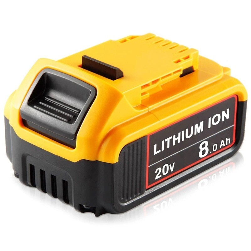2Pack 8.0Ah Replace for Dewalt 20V Max Battery 20V Lithium-ion DCB206 DCB208 US gallery