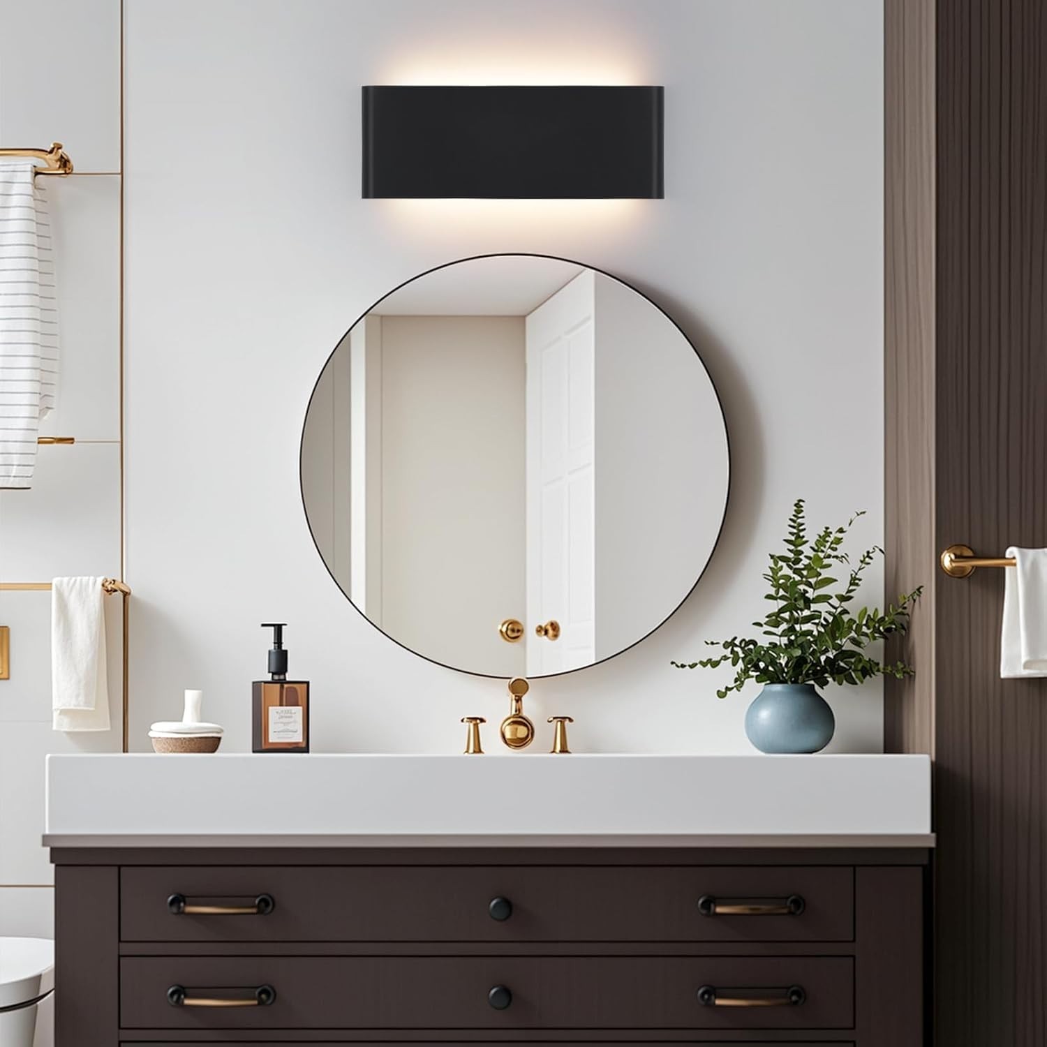 21.65Inch Bathroom Vanity Mirror Light,5-in-1 CCT 3000K/3500K4000K/5000K/6500K gallery