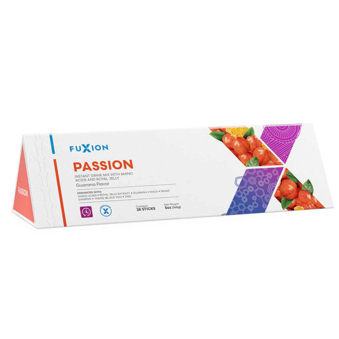FUXION- PASSION Pleasant invigorating guarana flavor-28 Sticks-FREE SHIPPING gallery