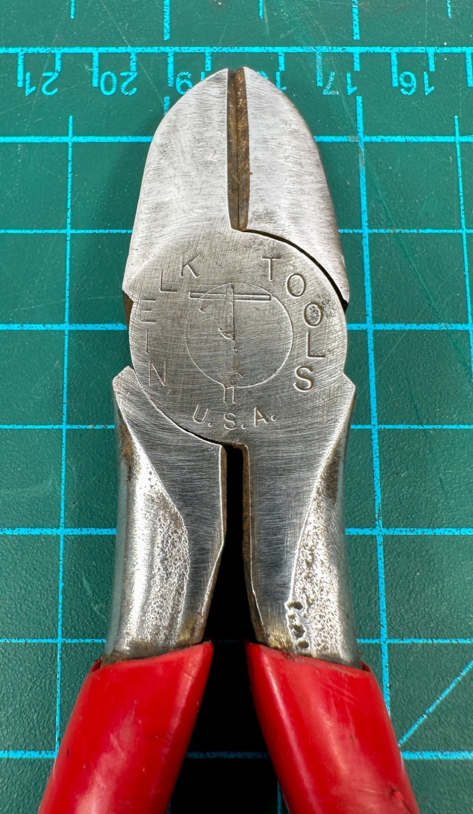 VTG Klein Tools Diagonal Cutting Pliers 7 In Steel 220-7 USA Wire High Leverage gallery