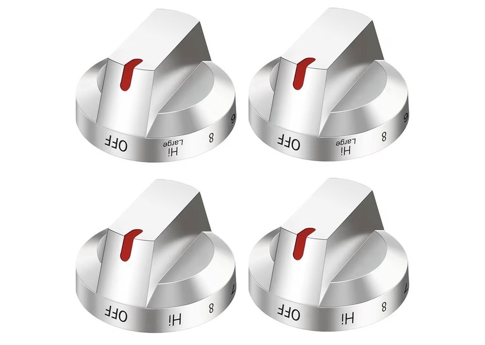 Samsung Stove Knobs DG94-03500A 4 Pack Replacement NE63T Stainless