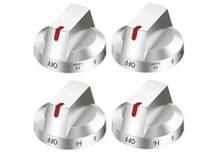 Samsung Stove Knobs DG94-03500A 4 Pack Replacement NE63T Stainless