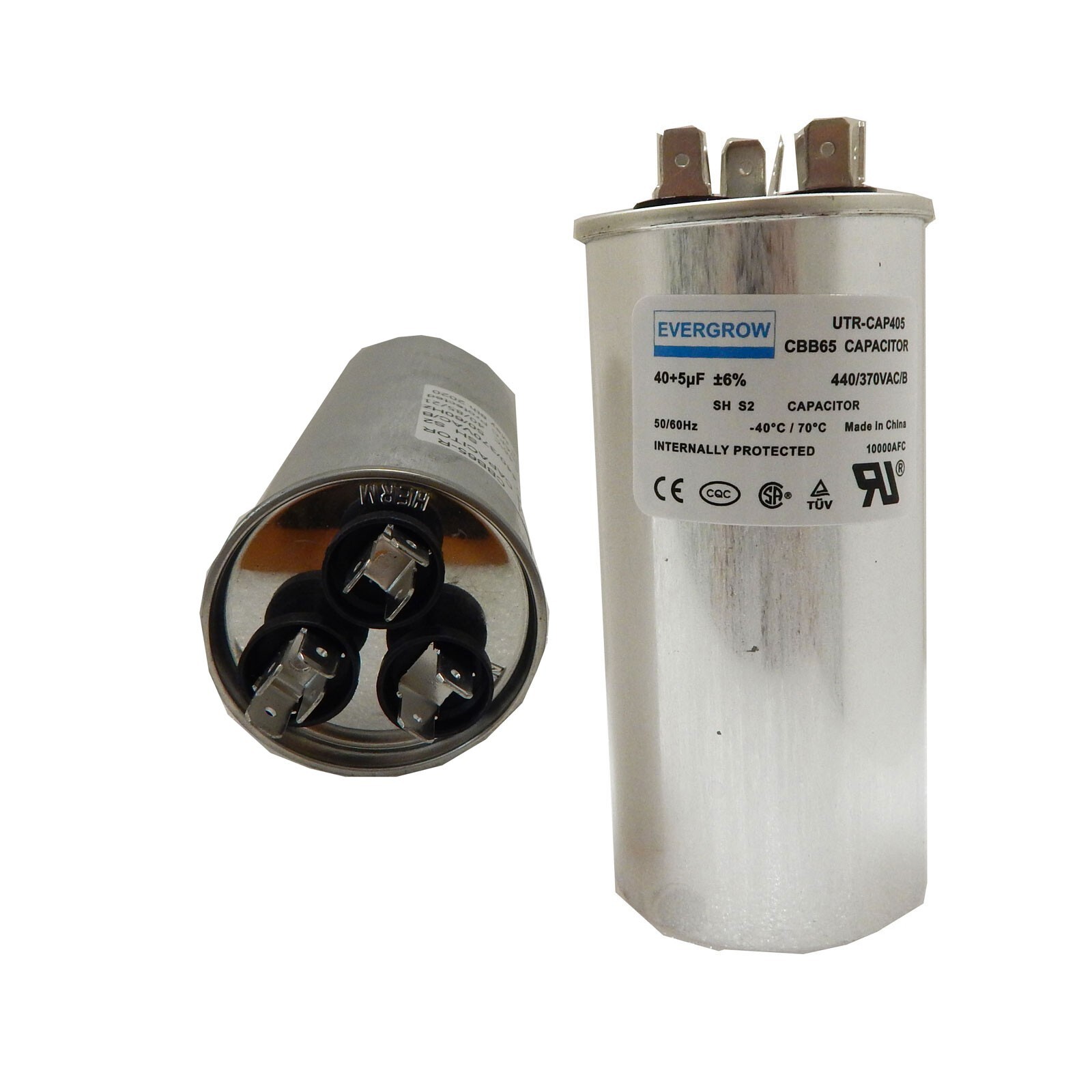 40+5uF MFD Motor Dual Run Capacitor for Trane Rheem Air Conditioner UL LISTED gallery