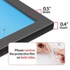11x17 Picture Frame for Wall Display, 11x17 Black Picture Frame with HD Plexi... gallery