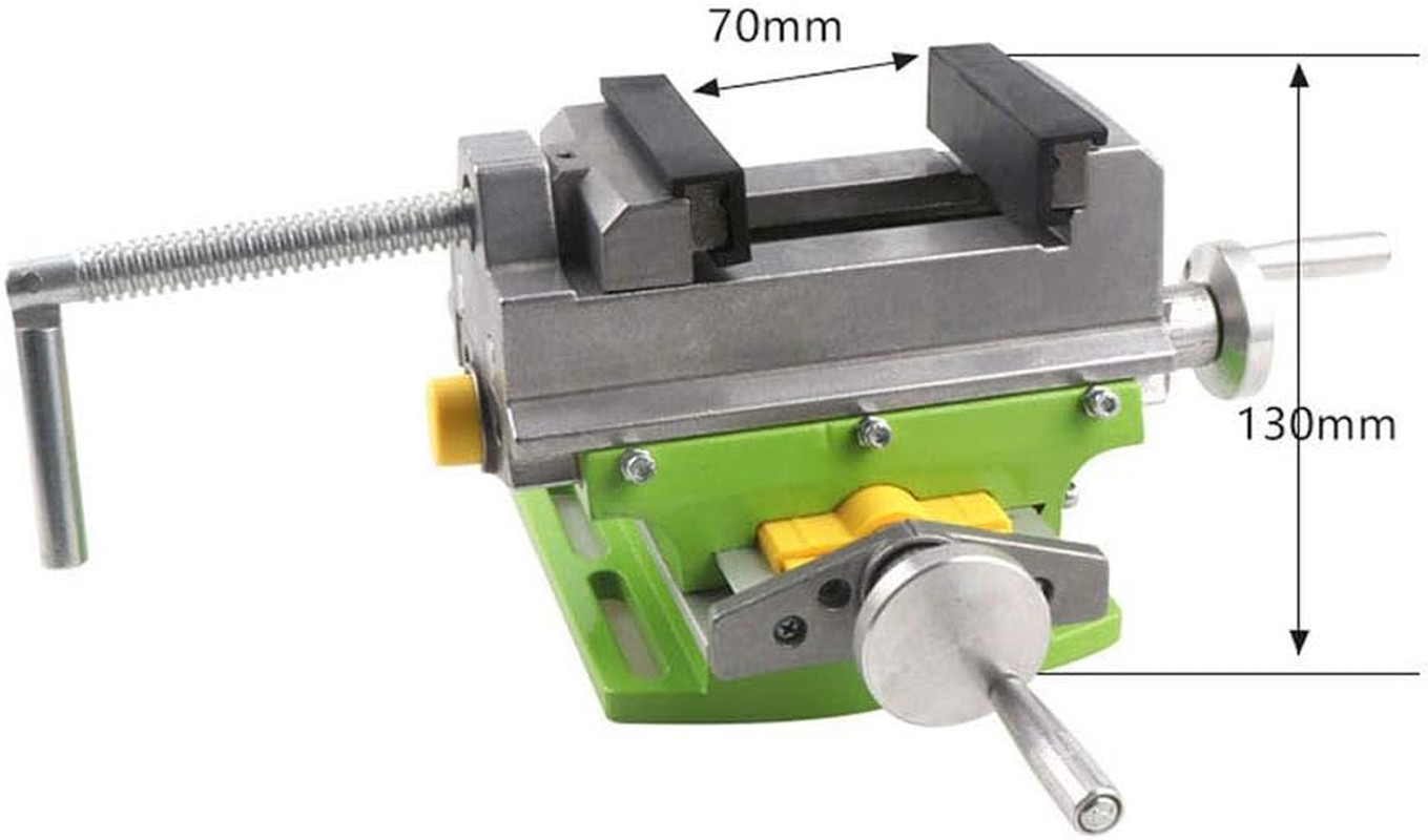3" Cross Slide Drill Press Vise Compound Bench Table Bench Top Woodworking Clar gallery