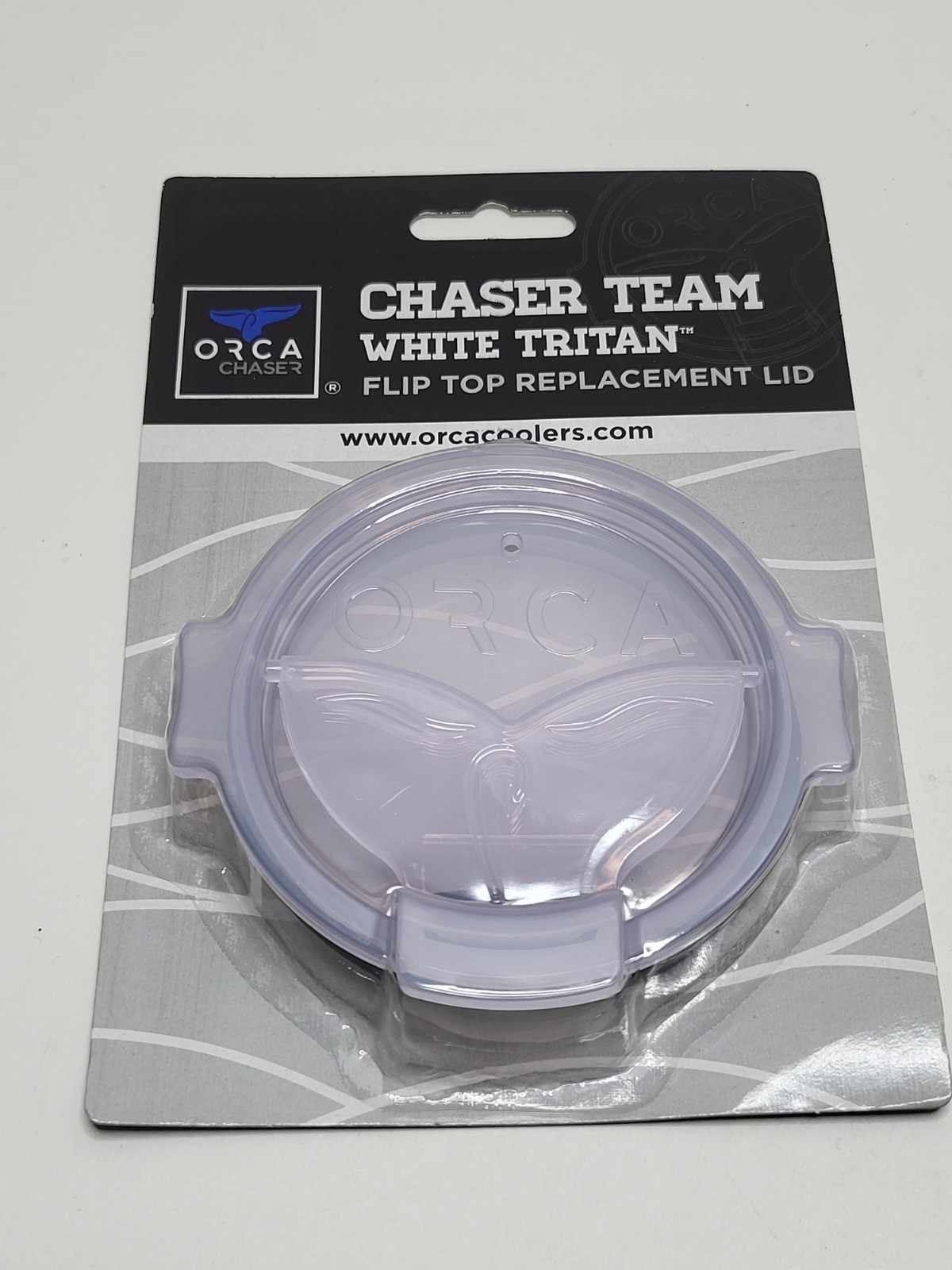 Orca Chaser Team White Titan 27oz Flip Top Replacement Lid White For Chaser 27oz gallery