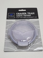 Orca Chaser Team White Titan 27oz Flip Top Replacement Lid White For Chaser 27oz