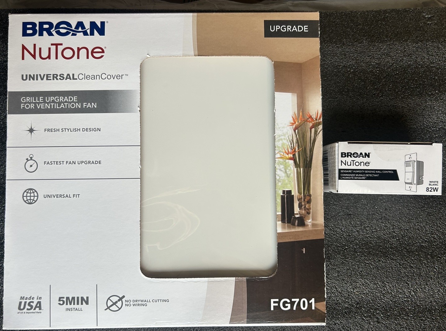 Broan NuTone 82WCK Universal CleanCover & Humidity Sensing Wall Remote Control gallery