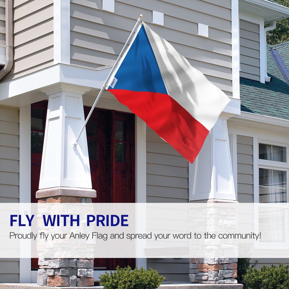 Anley Fly Breeze 3x5 Foot Czech Flag - Czechia National Flags Polyester gallery