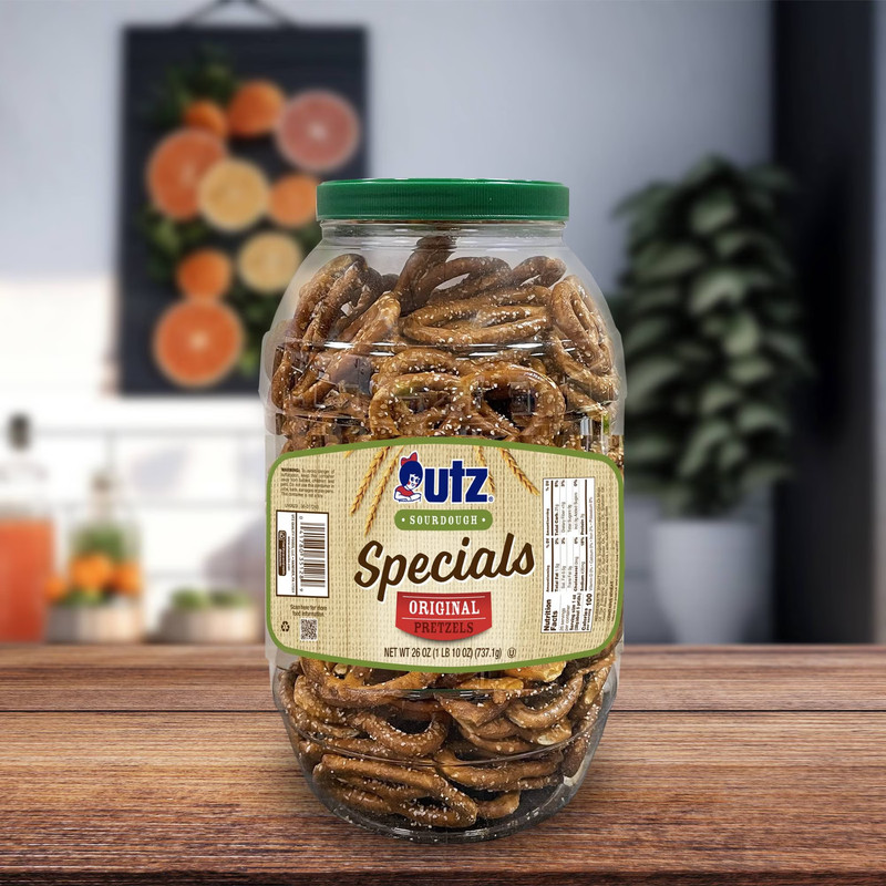 NEW 1 Pack Utz Pretzels Sourdough Extra Dark Specials Pretzel 26 OZ gallery